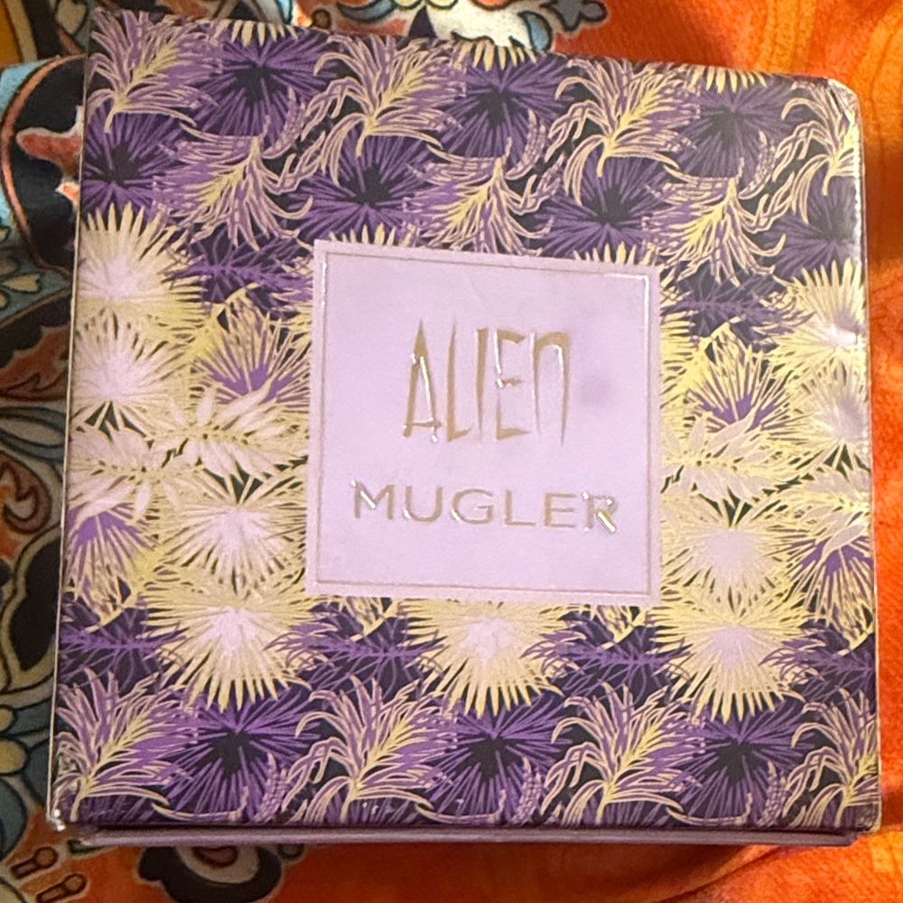 Mugler Alien Decorative Purple and Gold Box